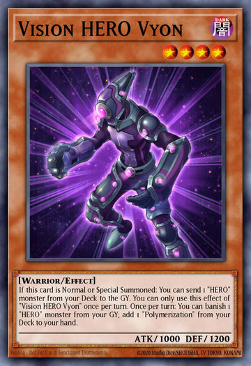 EN053 - DUPO-EN053 - Vision HERO Vyon - Ultra Rare - Effect Monster - 1st-Edition - Duel Power