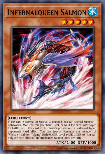 EN178 - MP23-EN178 - Infernalqueen Salmon - Common - Effect Monster - 25th Anniversary Duelist Heroes Tin