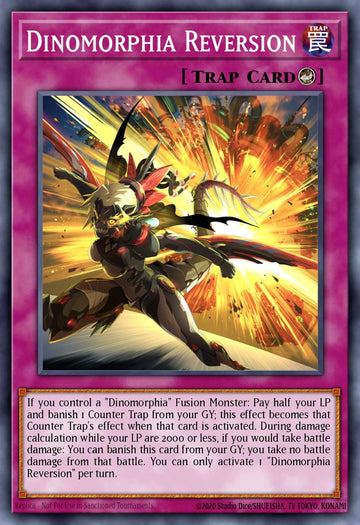 EN042 - MP23-EN042 - Dinomorphia Reversion - Common - Counter Trap - 25th Anniversary Duelist Heroes Tin