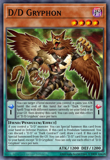 EN011 - MP23-EN011 - D/D Gryphon - Common - Effect Pendulum Monster - 25th Anniversary Duelist Heroes Tin