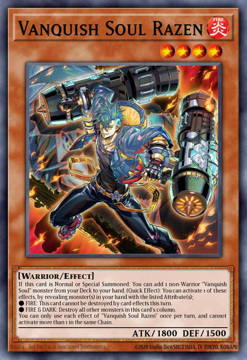 RA05-EN134 - Vanquish Soul Razen - Collector's Rare - Rarity Collection 5