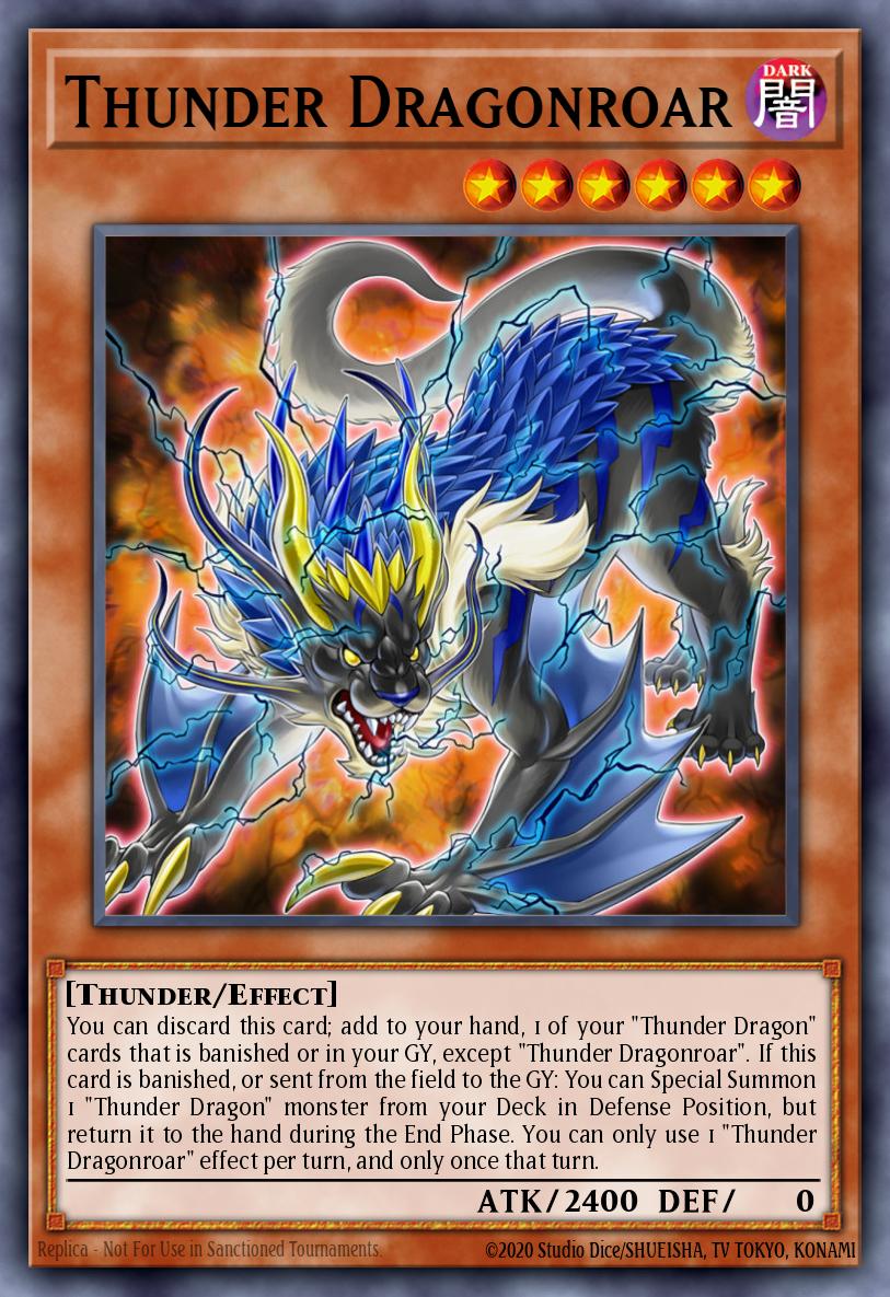 MZTM-EN077 - Thunder Dragonroar - Rare - Effect Monster - Maze Of The Master