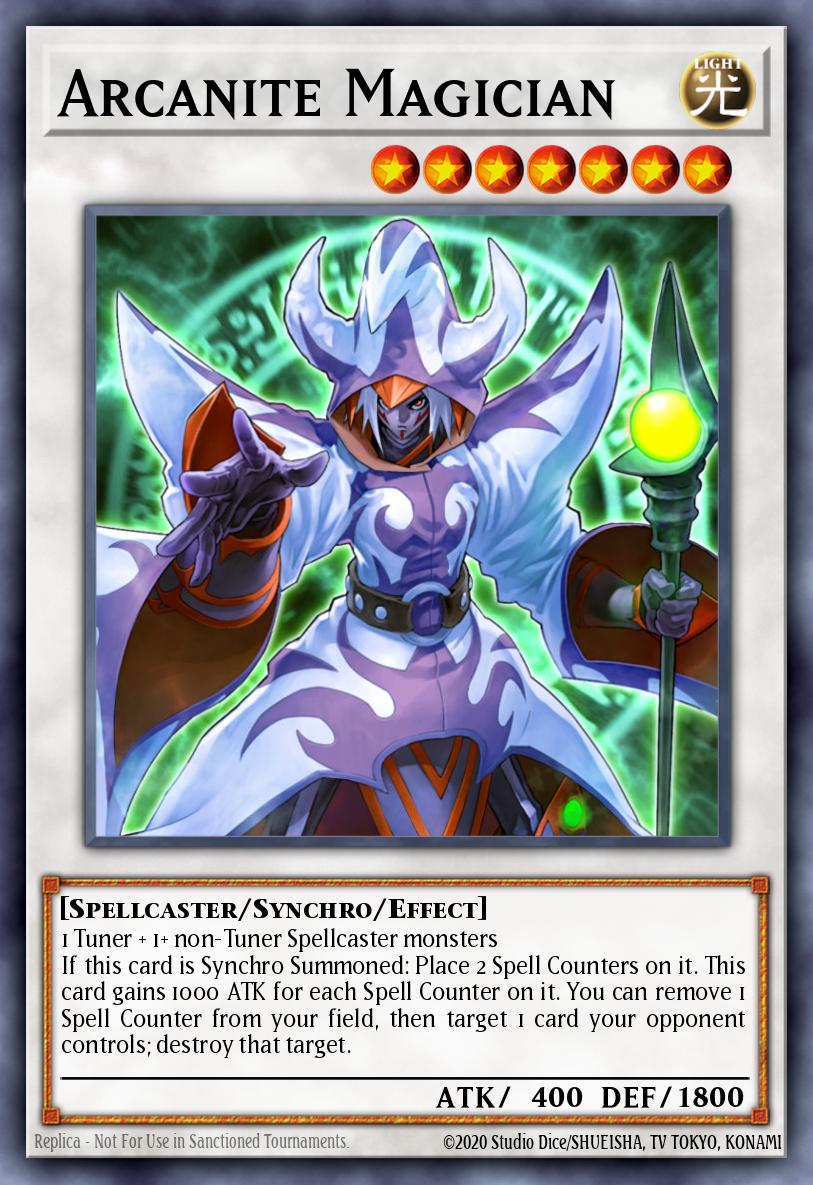 EN049 - INCH-EN049 - Arcanite Magician - Super Rare - Effect Synchro Monster - 1st-Edition - The Infinity Chasers