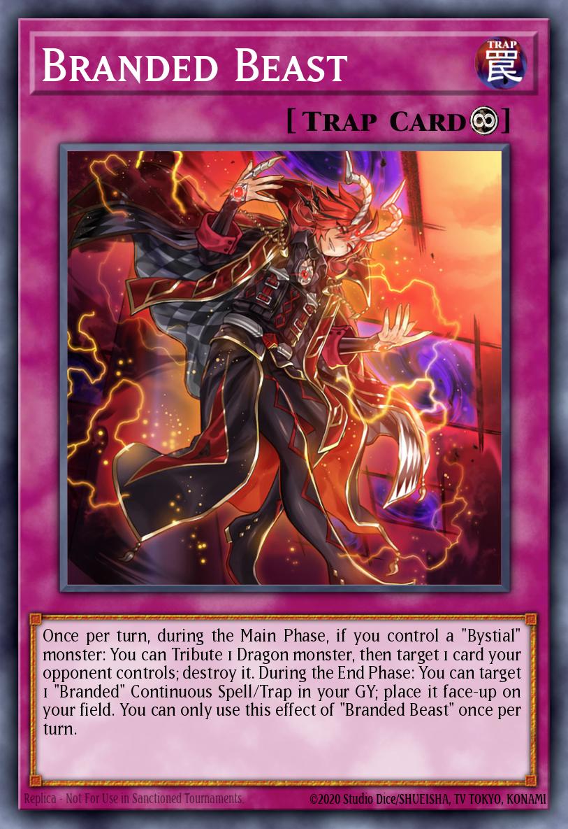 EN209 - MP23-EN209 - Branded Beast - Rare - Continuous Trap - 25th Anniversary Duelist Heroes Tin