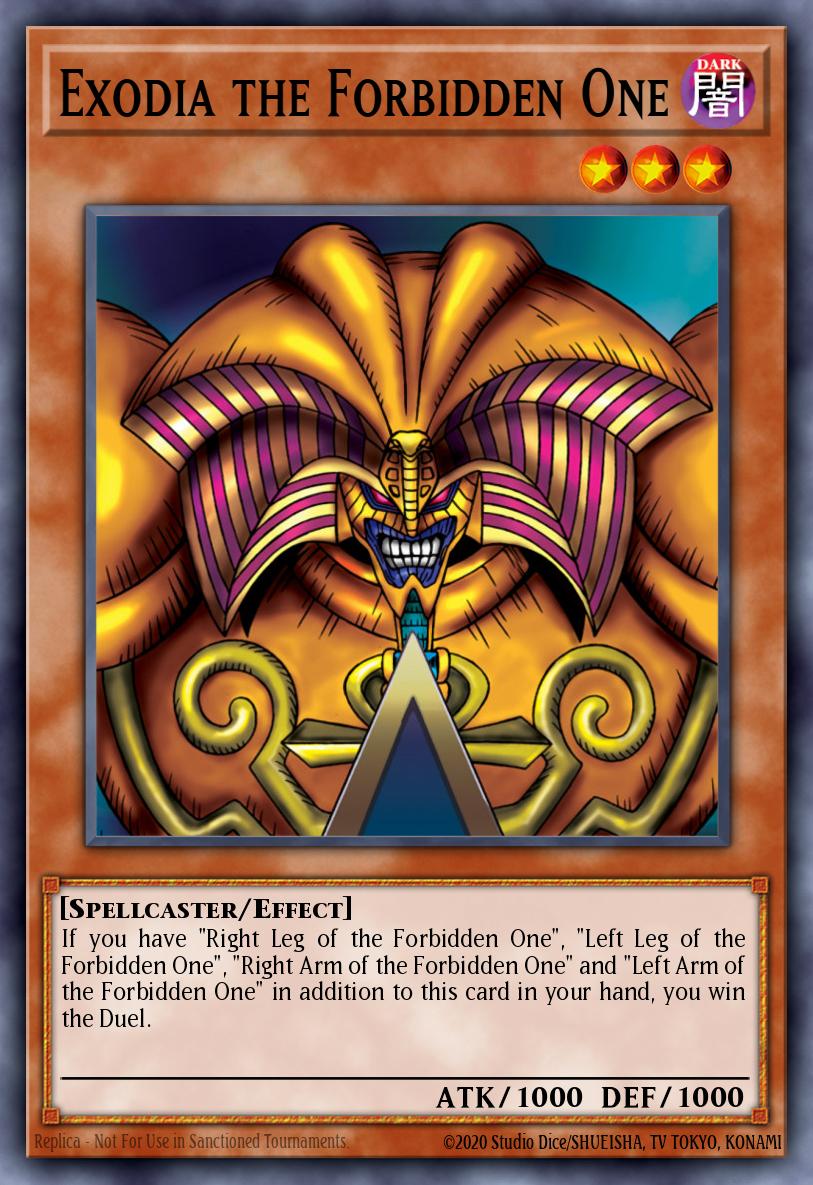 OP25-EN001 - OP25-EN001 - Exodia The Forbidden One - Ultimate Rare EU PRINT