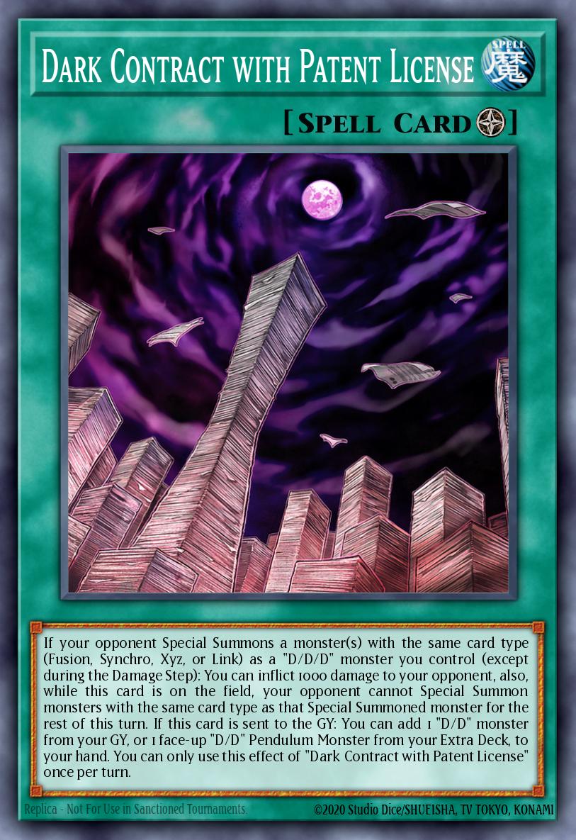 EN030 - MP23-EN030 - Dark Contract with Patent License - Common - Field Spell - 25th Anniversary Duelist Heroes Tin
