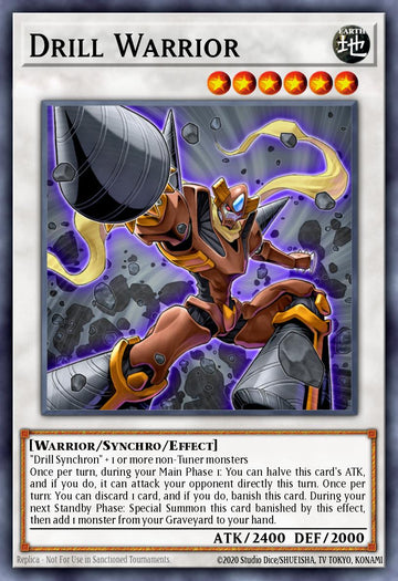 EN041 - ABPF-FR041 - Drill Warrior - French - Ultimate Rare - 1st Edition - Absolute Powerforce VLP