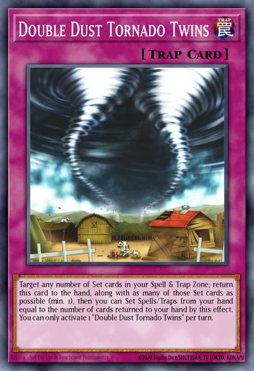 EN147 - MP23-EN147 - Double Dust Tornado Twins - Common - Normal Trap - 25th Anniversary Duelist Heroes Tin