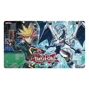Yugioh Win-A-Mat 2018 "Playmaker & Firewall Dragon" Playmat
