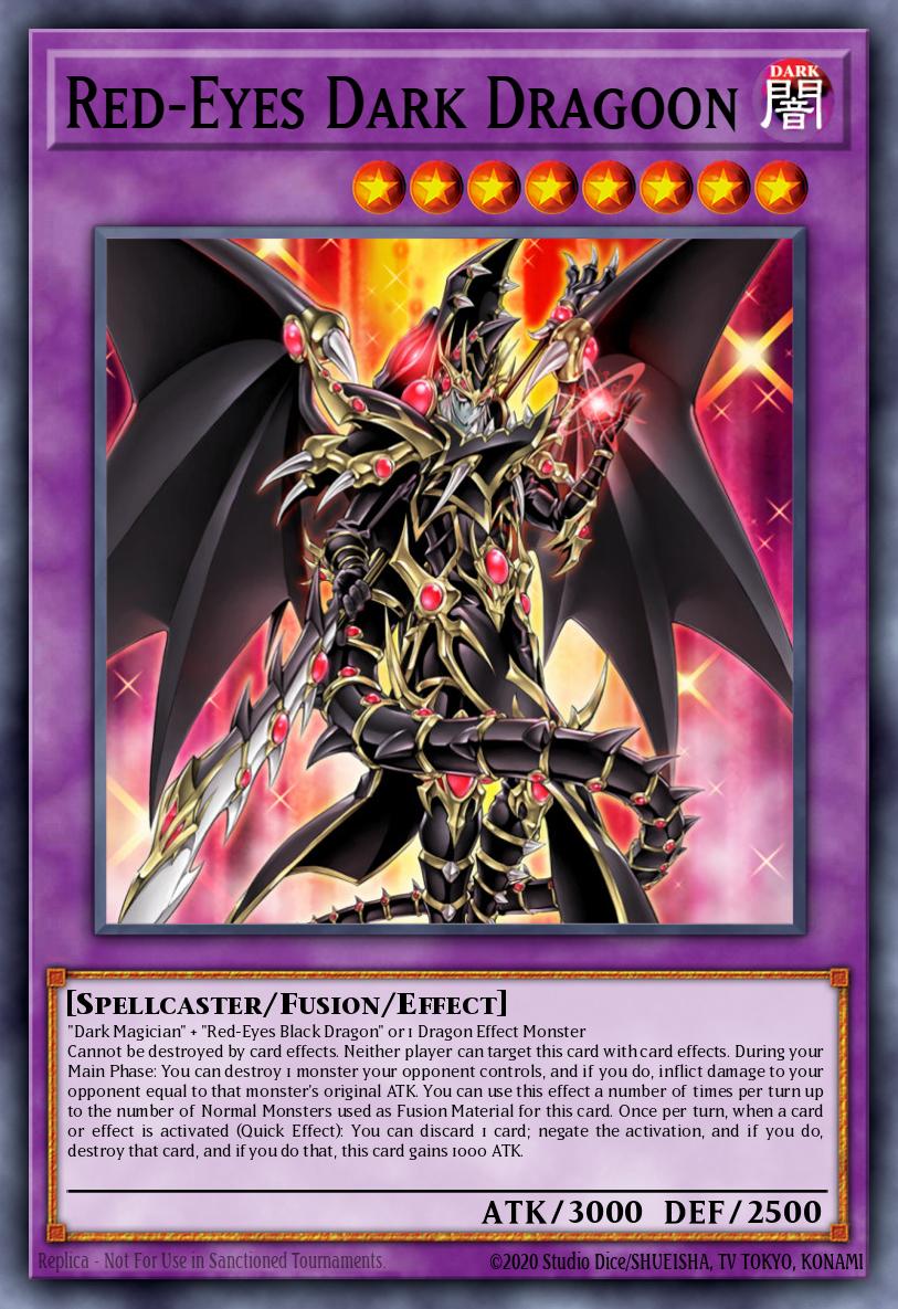 EN021 - RA02-EN021 - Red-Eyes Dark Dragoon - Quarter Century Secret Rare - - Rarity Collection 2