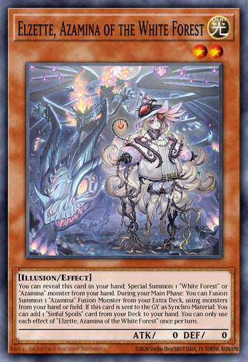 SUDA-EN008 - SUDA-EN008 - Elzette, Azamina of the White Forest - Secret Rare - Effect Monster - Supreme Darkness