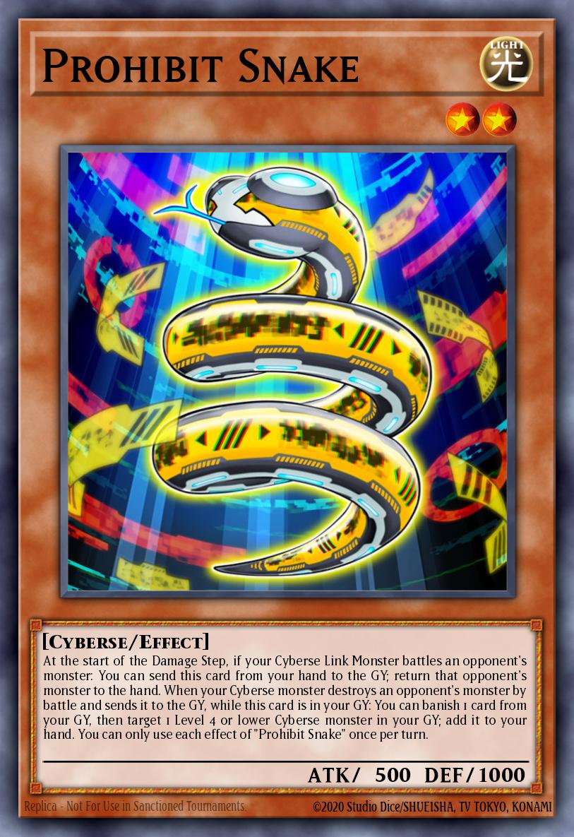 EN038 - FIGA-EN038 - Prohibit Snake - Super Rare - Effect Monster - 1st Edition - Fists of the Gadgets
