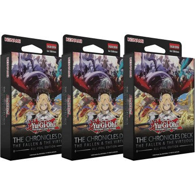 Yugioh The Chronicles Deck: The Fallen & The Virtuous x3