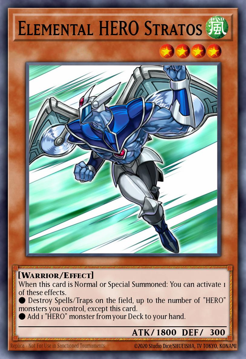 EN001 - OP09-SP001 - Elemental Hero Stratos - Ultimate Rare - SPANISH