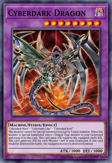 EN036 - LDS1-EN036 - Cyberdark Dragon - Common - Effect Fusion Monster - Legendary Duelists Season 1