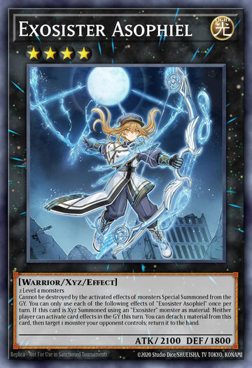 EN259 - MP23-EN259 - Exosister Asophiel - Rare - Effect Xyz Monster - 25th Anniversary Duelist Heroes Tin