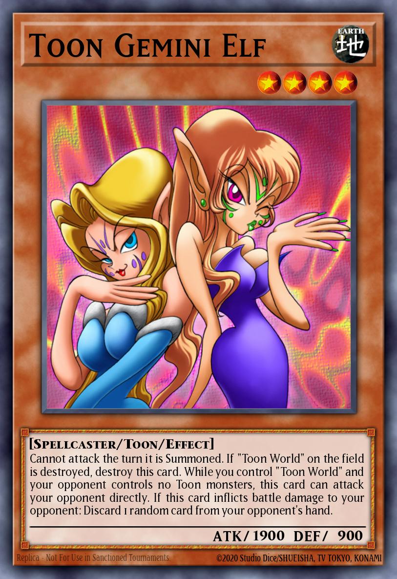 EN059 - LDS1-EN059 - Toon Gemini Elf - Common - Toon monster - Legendary Duelists Season 1
