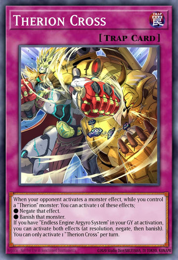 EN100 - MP23-EN100 - Therion Cross - Common - Normal Trap - 25th Anniversary Duelist Heroes Tin
