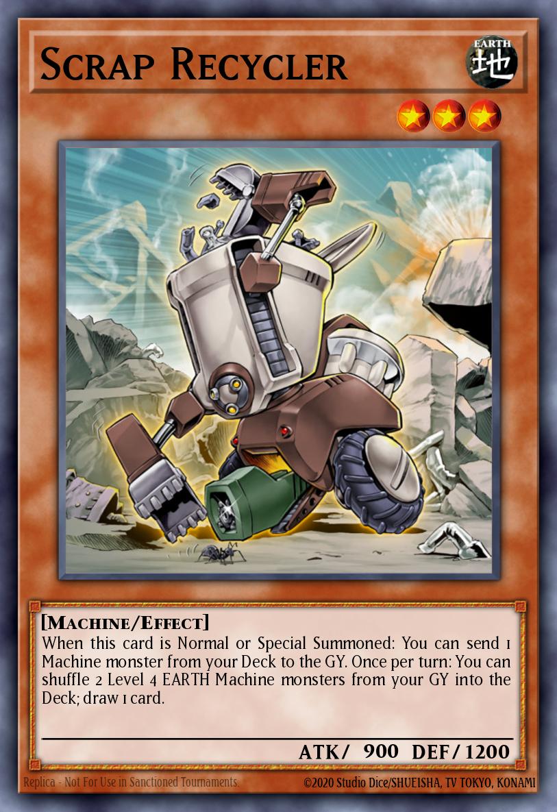 EN051 - FIGA-EN051 - Scrap Recycler - Super Rare - Effect Monster - 1st Edition - Fists of the Gadgets