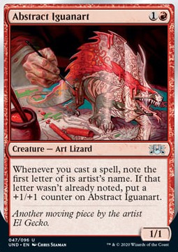 Abstract Iguanart