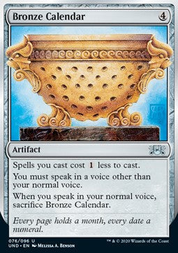 Bronze Calendar