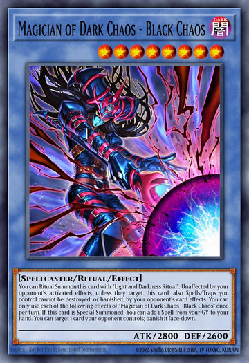 CORI-EN027 - Magician of Dark Chaos - Black Chaos - Secret Rare