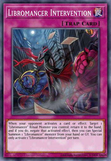 EN049 - MP23-EN049 - Libromancer Intervention - Common - Normal Trap - 25th Anniversary Duelist Heroes Tin