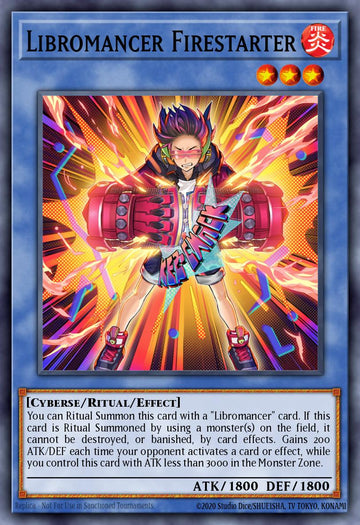 EN046 - MP23-EN046 - Libromancer Firestarter - Common - Effect Ritual Monster - 25th Anniversary Duelist Heroes Tin
