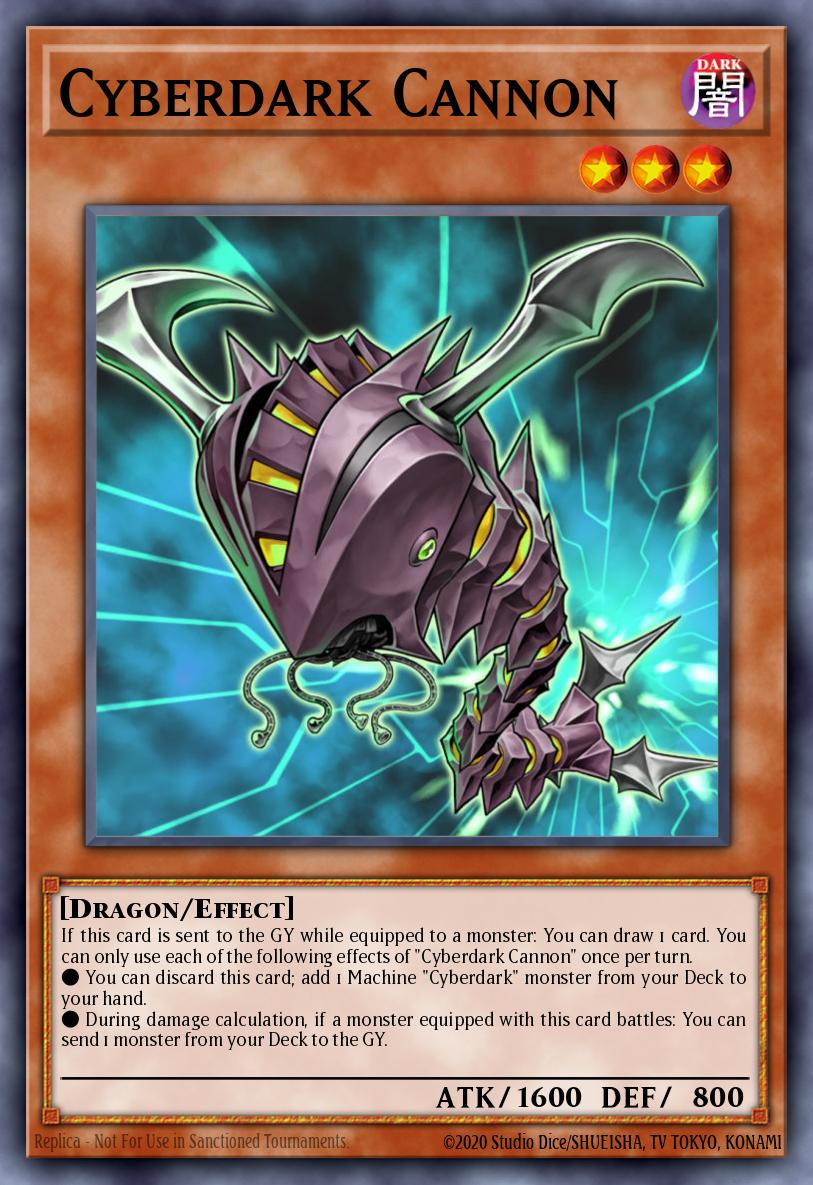 EN034 - LDS1-EN034 - Cyberdark Cannon - Common - Effect Monster - Legendary Duelists Season 1