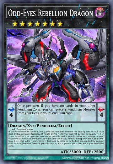 LAVD-ENO27 - Odd-Eyes Rebellion Dragon - Common - Legendary Arc-V Decks