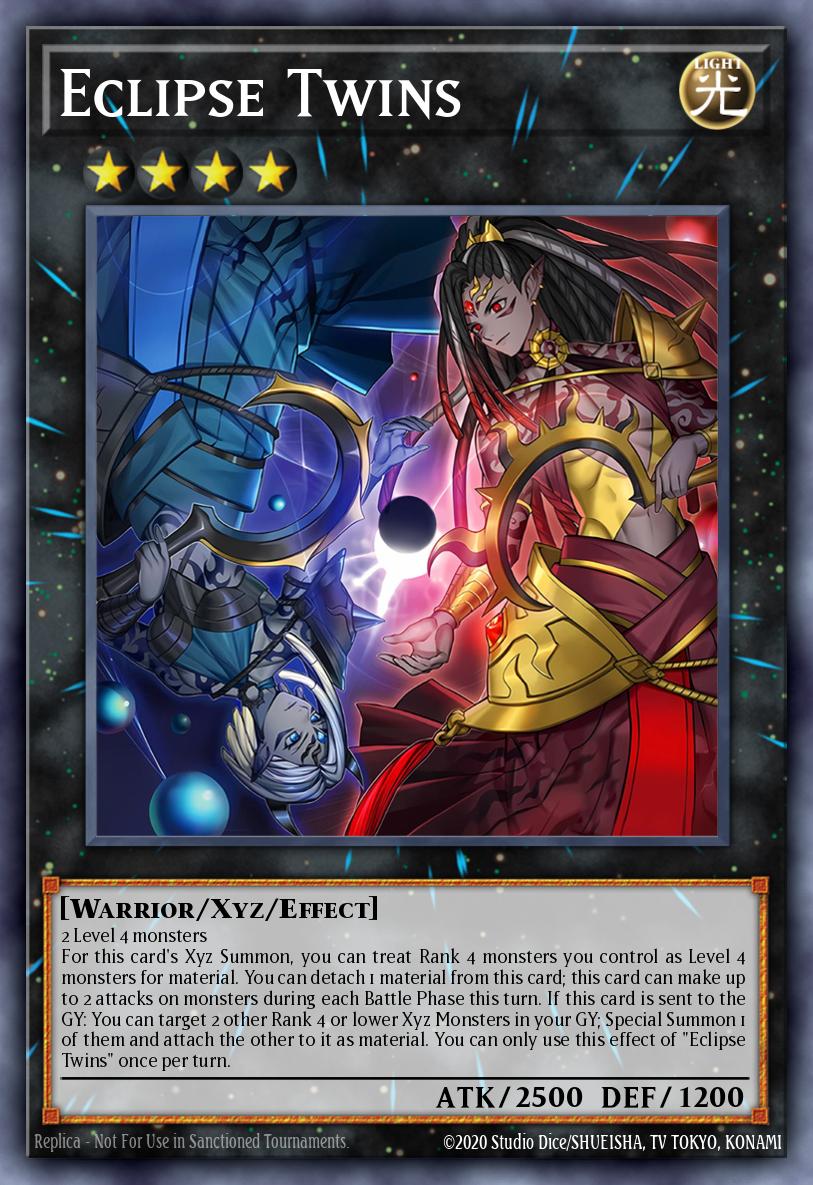 SUDA-EN047 - SUDA-EN047 - Eclipse Twins - Super Rare - Effect Xyz Monster - Supreme Darkness