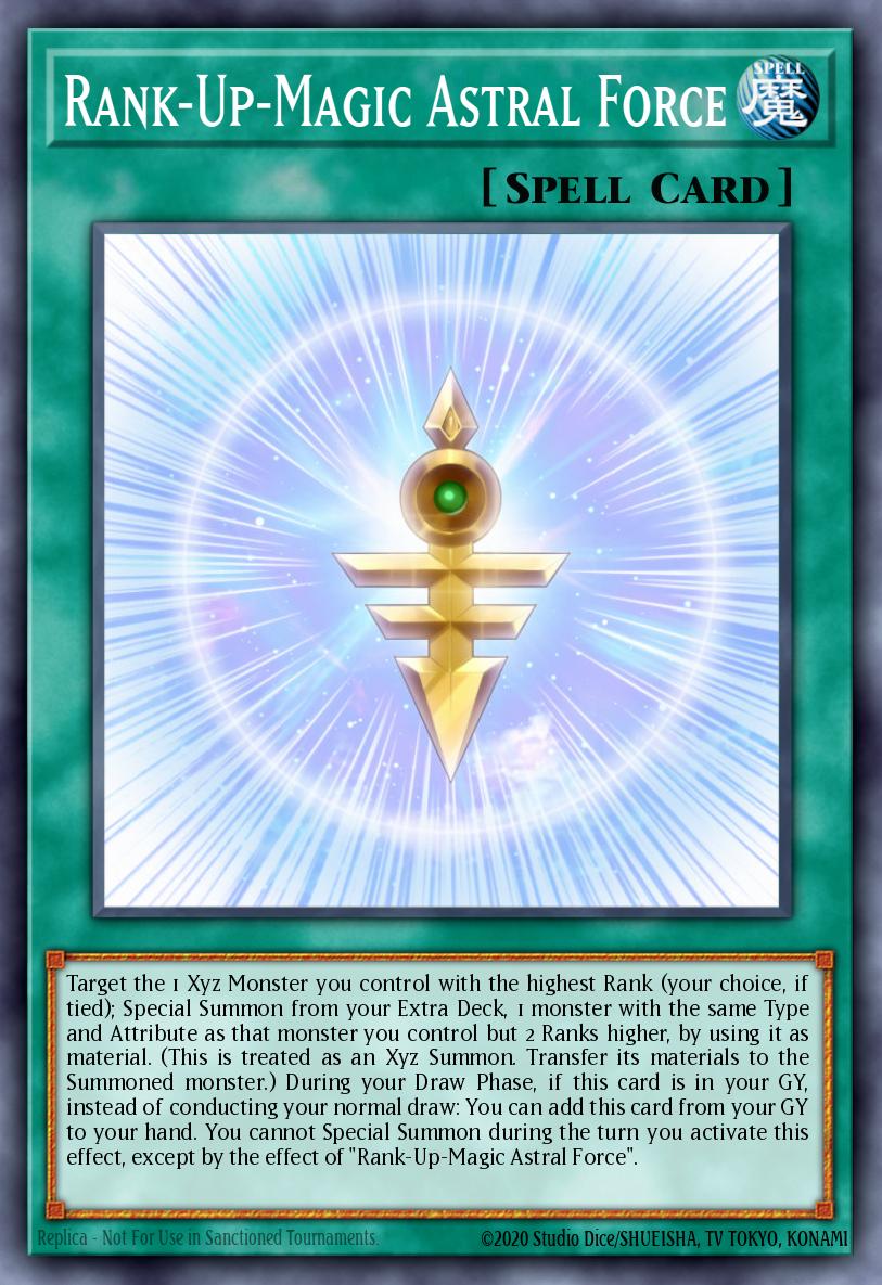 EN044 - INCH-EN044 - Rank-Up-Magic Astral Force - Super Rare - Normal Spell - 1st-Edition - The Infinity Chasers