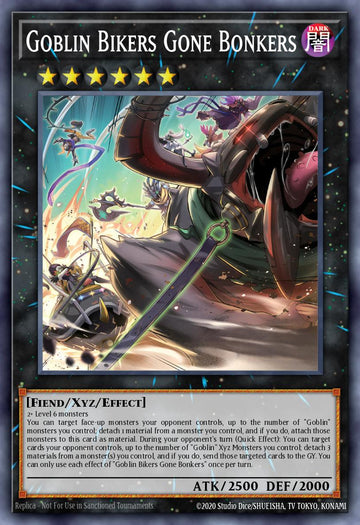SUDA-EN044 - SUDA-EN044 - Goblin Bikers Gone Bonkers - Ultra Rare - Effect Xyz Monster - Supreme Darkness