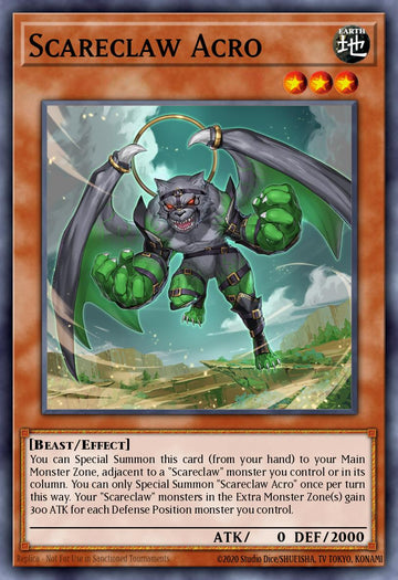 EN067 - MP23-EN067 - Scareclaw Acro - Common - Effect Monster - 25th Anniversary Duelist Heroes Tin