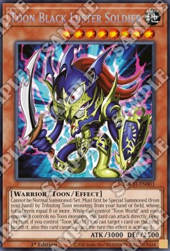 Toon Black Luster Soldier (V.2 - Collectors Rare)