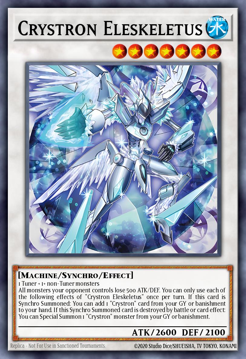 SUDA-EN041 - SUDA-EN041 - Crystron Eleskeletus - Common - Effect Synchro Monster - Supreme Darkness