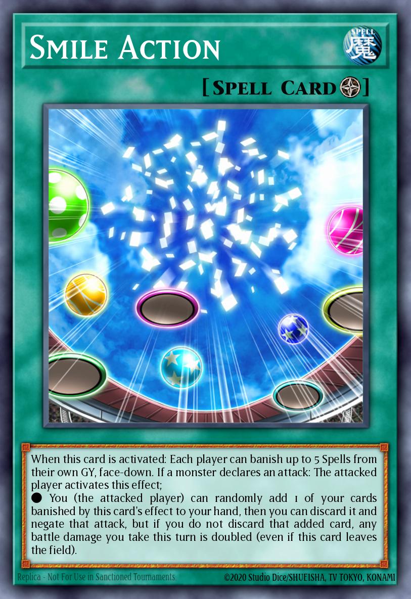 EN048 - LED6-EN048 - Smile Action - Common - Field Spell - Legendary Duelists 6 Magical Hero