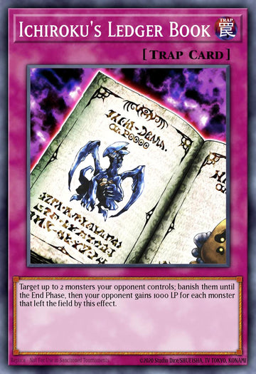 EN108 - MP23-EN108 - Ichiroku's Ledger Book - Common - Normal Trap - 25th Anniversary Duelist Heroes Tin