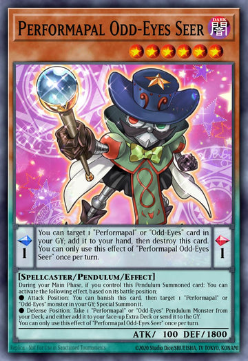 LAVD-ENO17 - Performapal Odd-Eyes Seer - Common - Legendary Arc-V Decks