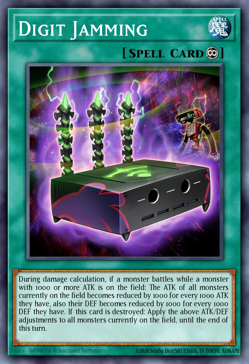 EN143 - MP23-EN143 - Digit Jamming - Common - Continuous Spell - 25th Anniversary Duelist Heroes Tin