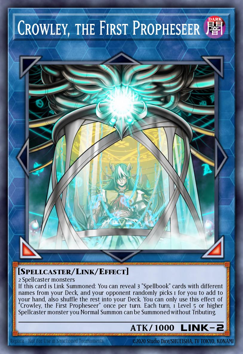 EN028 - DUPO-EN028 - Crowley, the First Propheseer - Ultra Rare - Effect Link Monster - 1st-Edition - Duel Power
