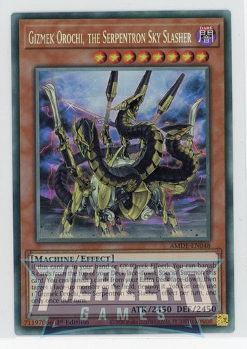 AMDE-EN048 - Gizmek Orochi, the Serpentron Sky Slasher (CR) - Collector's Rare - Amazing Defenders