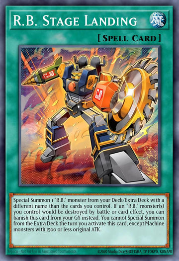 DUAD-EN096 - R.B. Stage Landing - Secret Rare - Duelist’s Advance