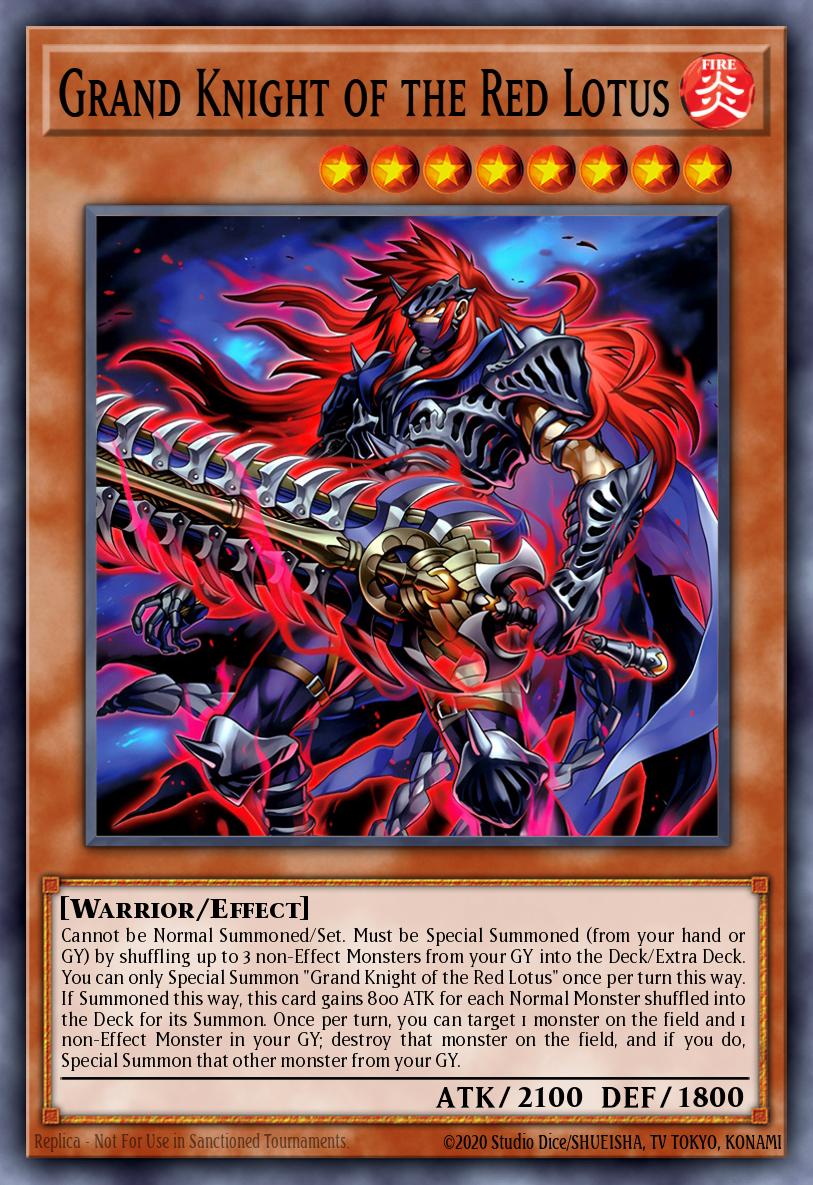 SUDA-EN024 - SUDA-EN024 - Grand Knight of the Red Lotus - Common - Effect Monster - Supreme Darkness