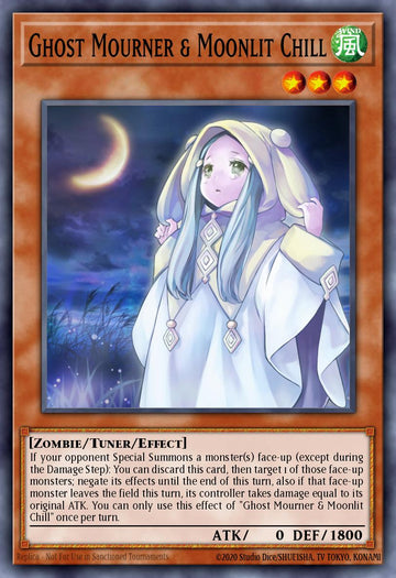 RA04-EN033 - RA04-EN033 - Ghost Mourner & Moonlit Chill - Quarter Century Secret Rare - - Quarter Century Stampede