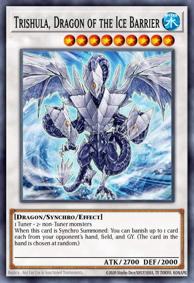 EN081 - DUSA-EN081 - Trishula, Dragon of the Ice Barrier - Ultra Rare - Effect Synchro Monster - 1st-Edition - Duelist Saga