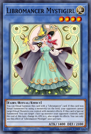 EN111 - MP23-EN111 - Libromancer Mystigirl - Common - Effect Ritual Monster - 25th Anniversary Duelist Heroes Tin