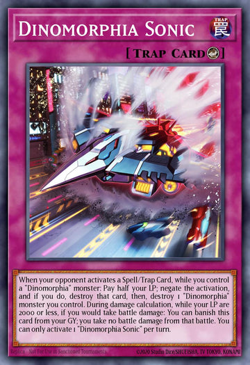 EN041 - MP23-EN041 - Dinomorphia Sonic - Common - Counter Trap - 25th Anniversary Duelist Heroes Tin