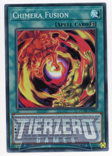 DUNE-EN052 - Chimera Fusion - Super Rare - Duelist Nexus