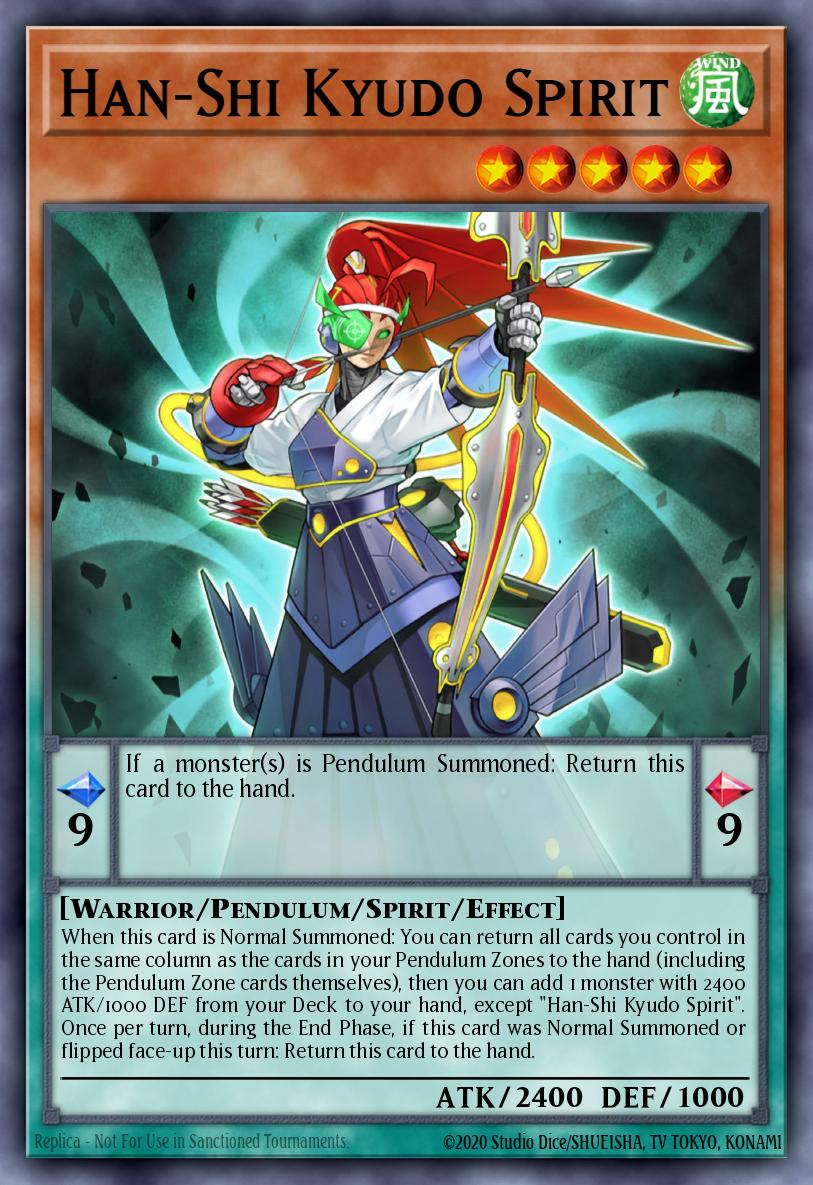 EN179 - MP23-EN179 - Han-Shi Kyudo Spirit - Rare - Spirit Pendulum Monster - 25th Anniversary Duelist Heroes Tin